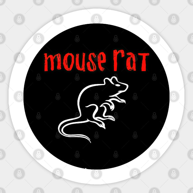 mouse rat leslie knope Sticker by Ria_Monte